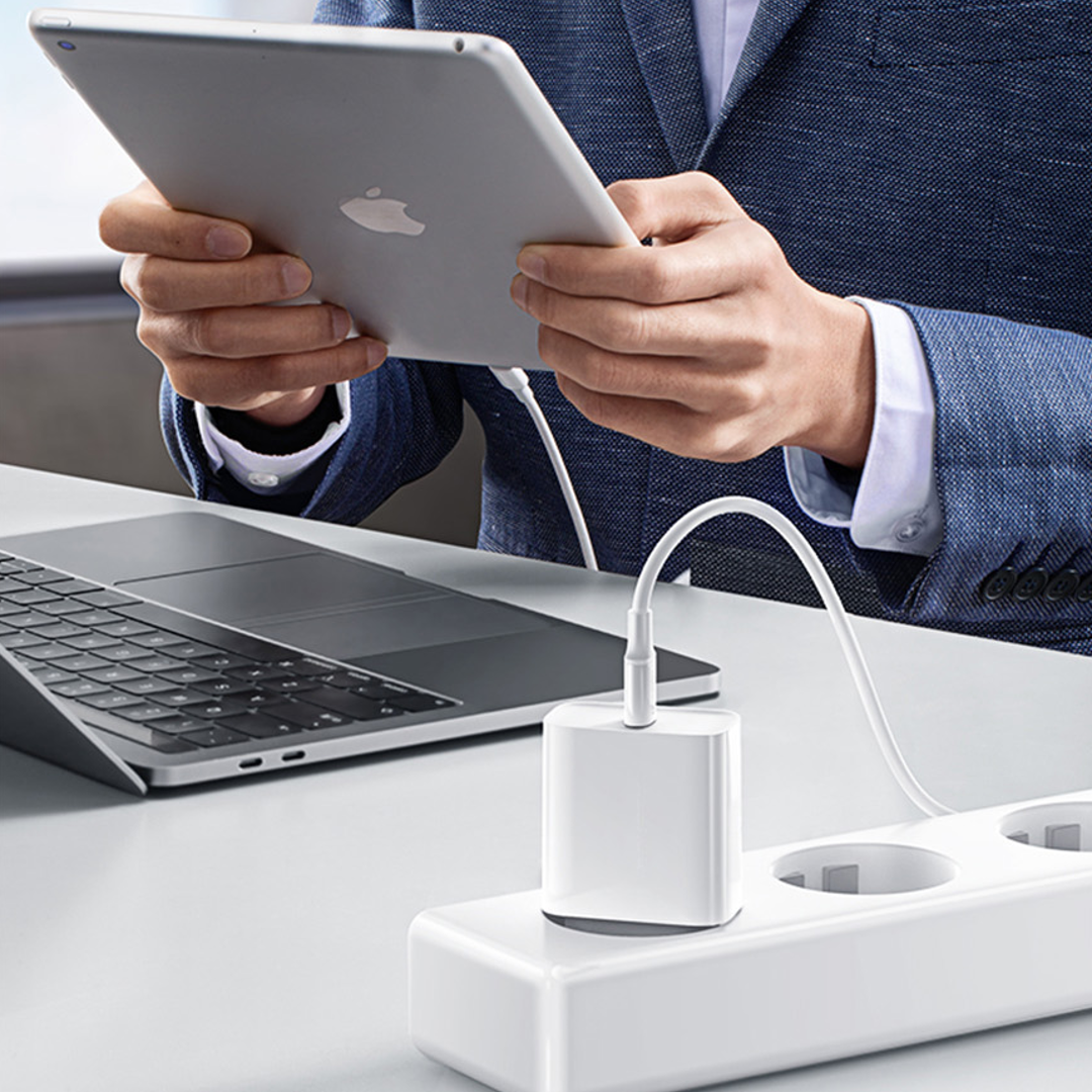 Apple - 20W Power Adapter With Lighting Cable casemarts
