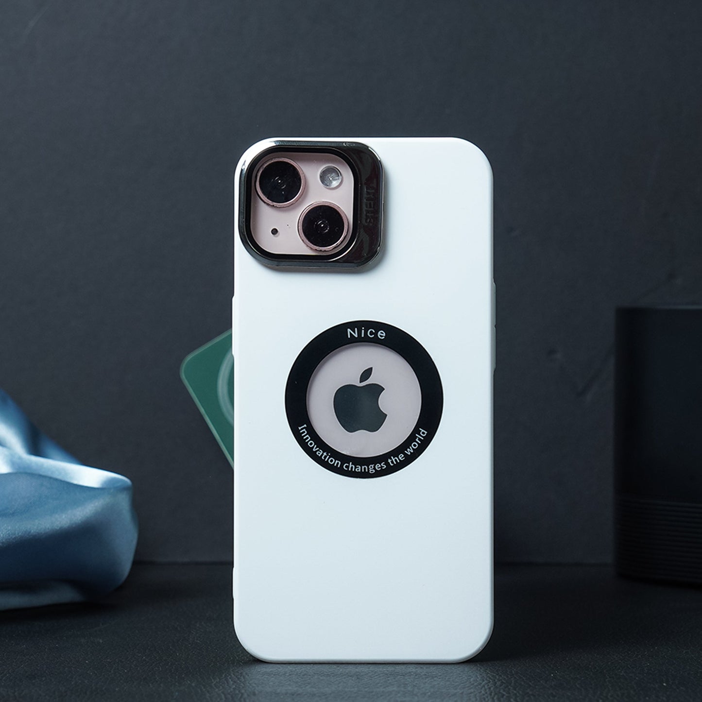 Luxury Camera Protector Stand Case With Logo Cut - iPhone casemarts