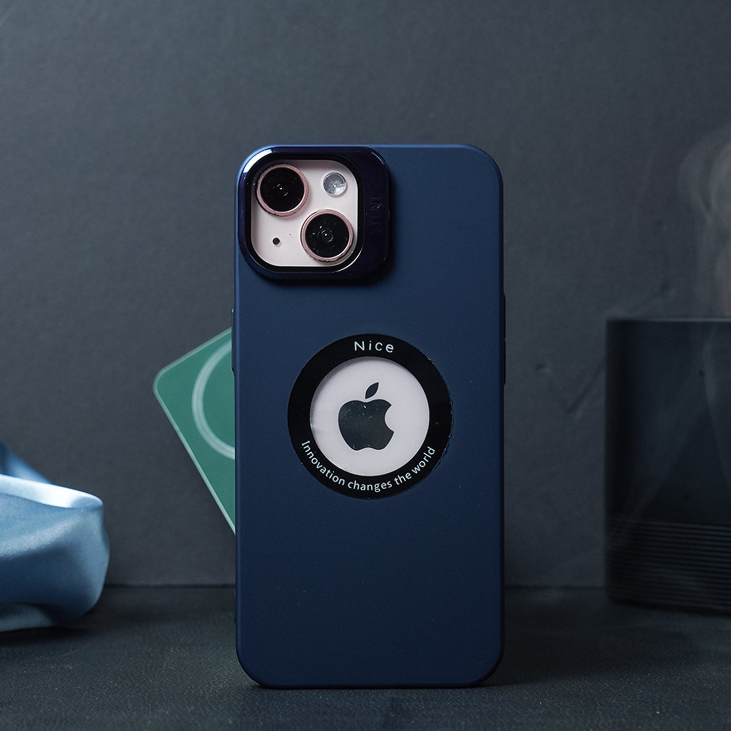 Luxury Camera Protector Stand Case With Logo Cut - iPhone casemarts