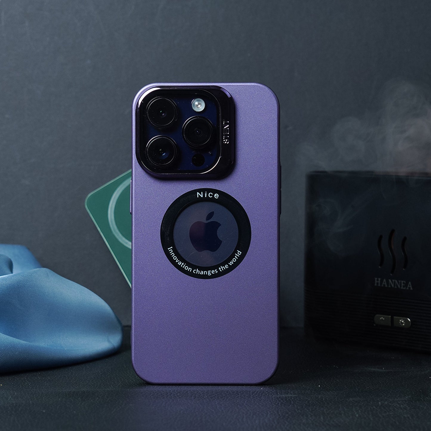 Luxury Camera Protector Stand Case With Logo Cut - iPhone casemarts