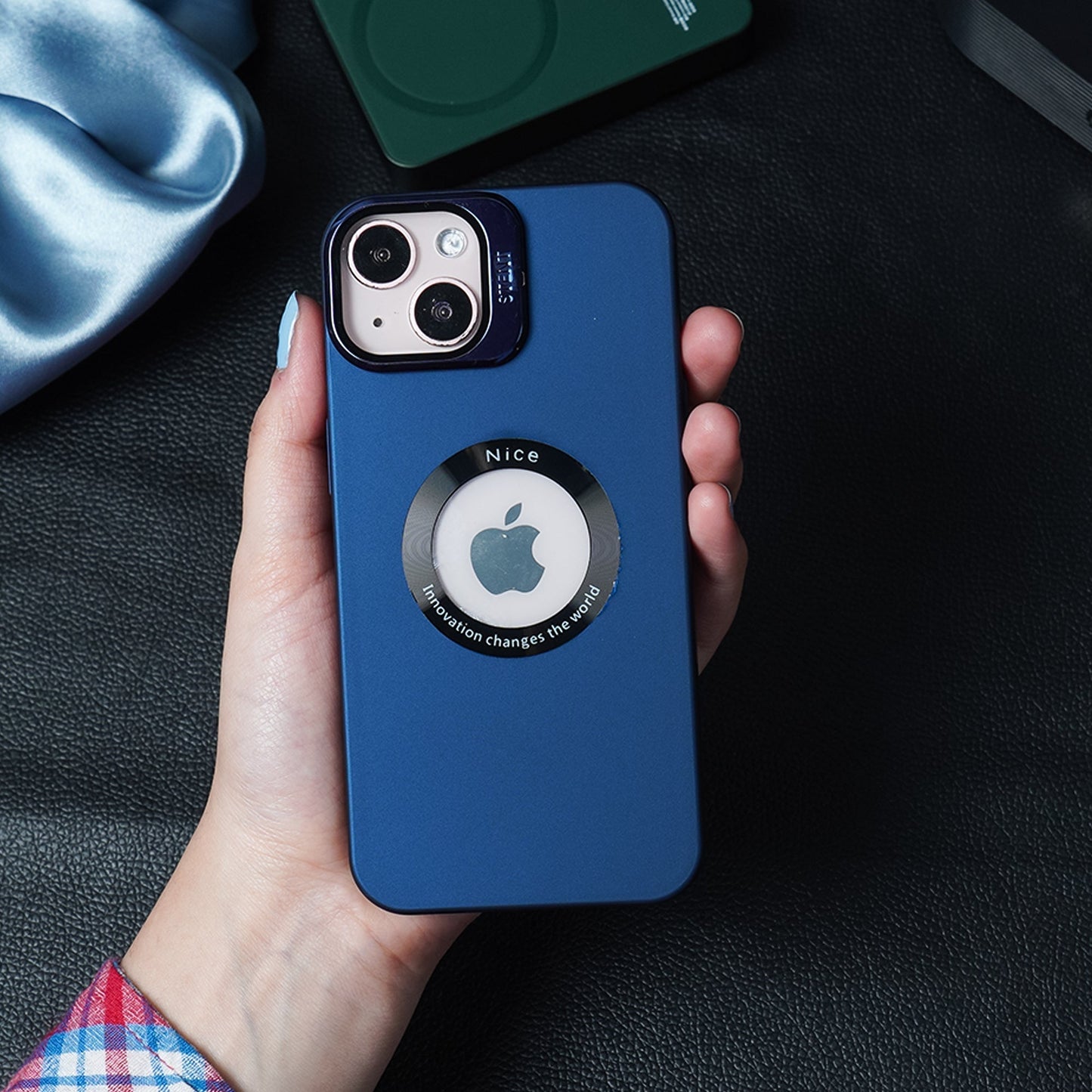 Luxury Camera Protector Stand Case With Logo Cut - iPhone casemarts
