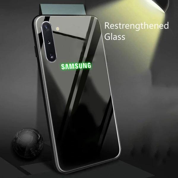 Galaxy Note 10 Radium Glow Light Illuminated Logo 3D Case casemarts