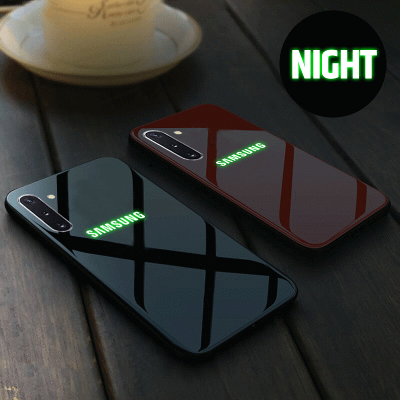 Galaxy Note 10 Radium Glow Light Illuminated Logo 3D Case casemarts