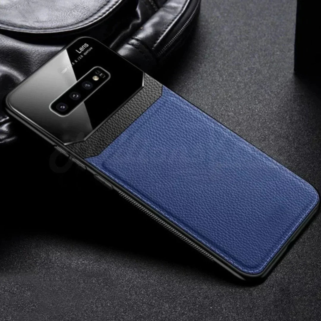 Sleek Slim Leather Glass Case casemarts