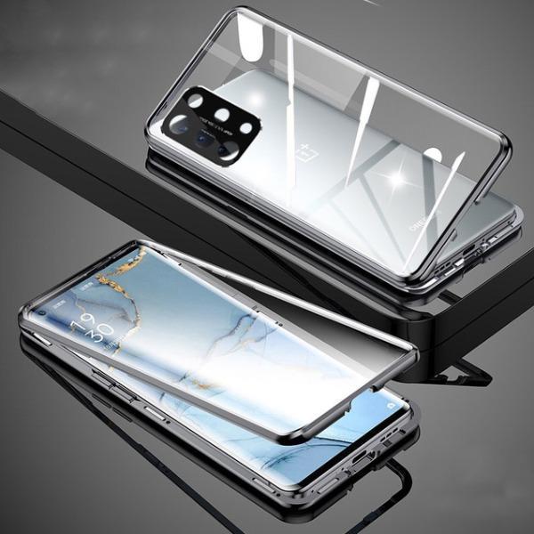 OnePlus Series Electronic Auto-Fit (Front+ Back) Glass Magnetic Case casemarts