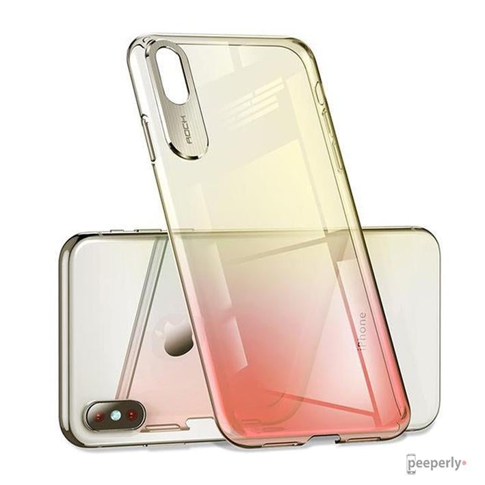 Rock ® iPhone X Aura Gradient Glaze Back Case casemarts