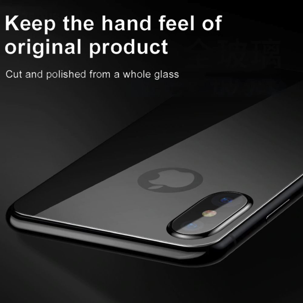Baseus ® iPhone XS Max Ultra-thin Back Tempered Glass casemarts