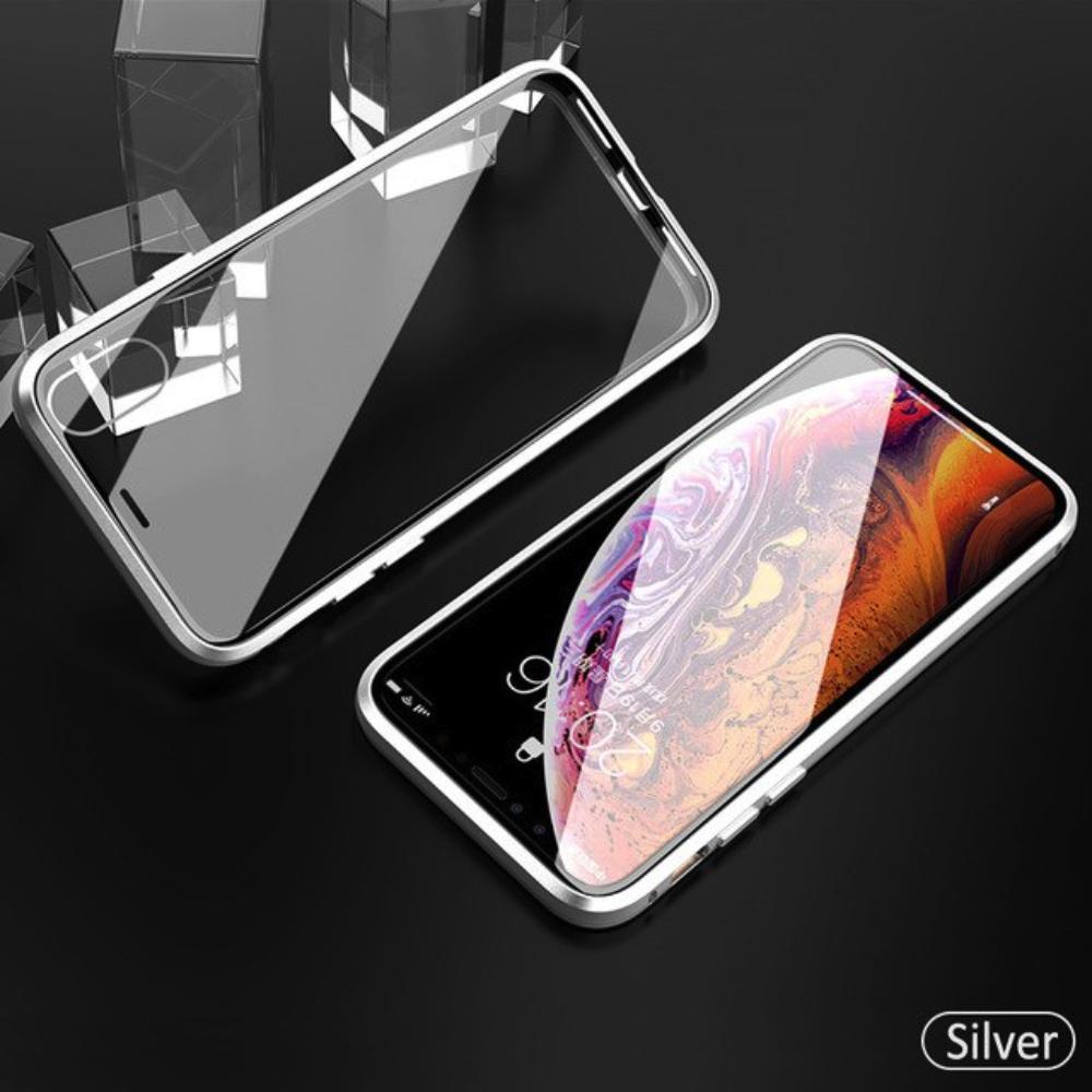 iPhone XR Electronic Auto-Fit (Front+ Back) Glass Magnetic Case casemarts