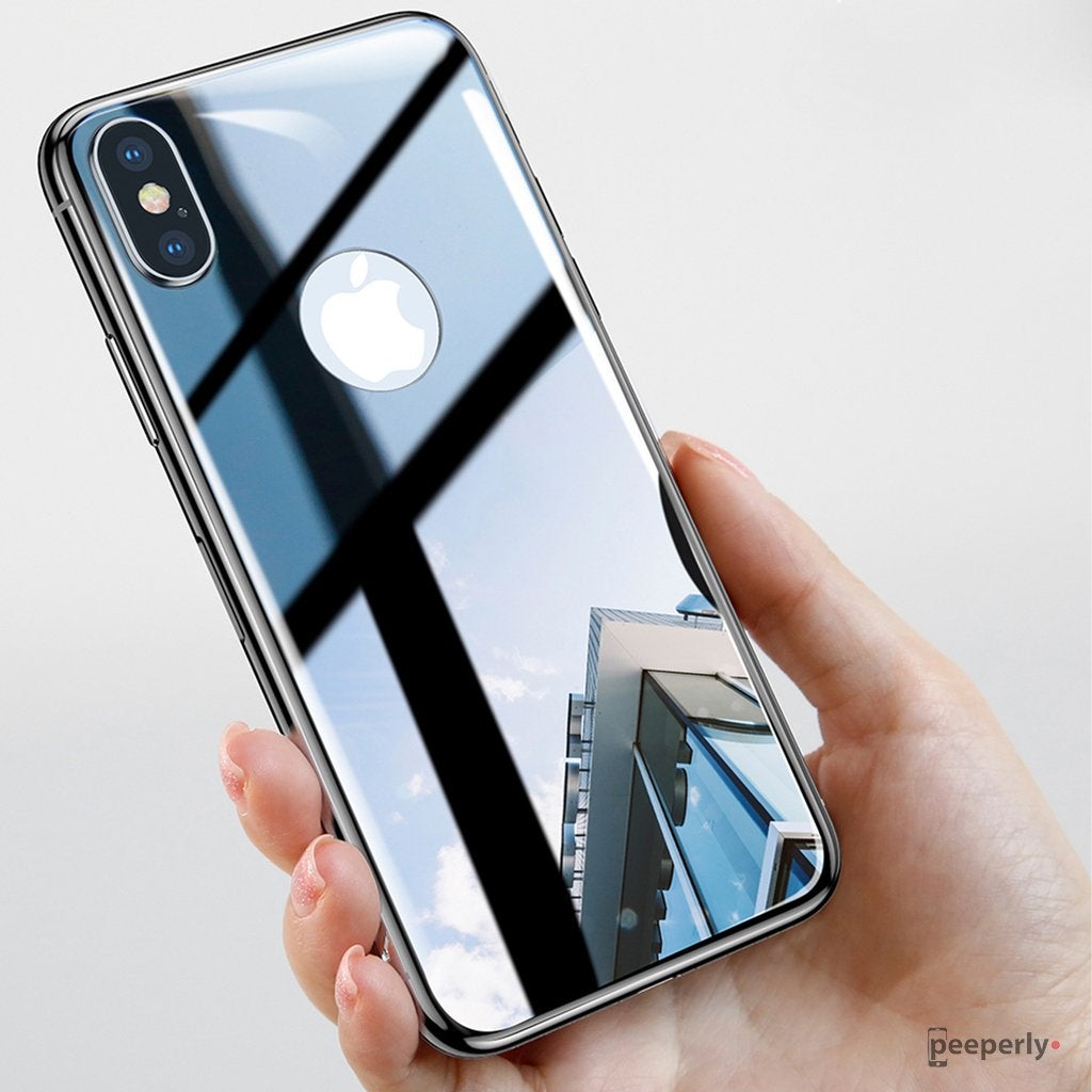 Baseus ® iPhone XS Max Ultra-thin Back Tempered Glass casemarts