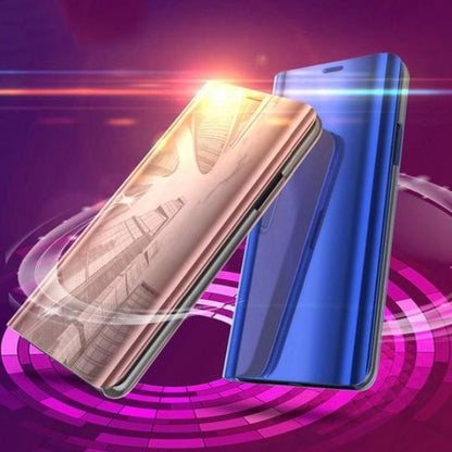 Galaxy M21 Mirror Clear View Flip Case [Non Sensor Working] casemarts