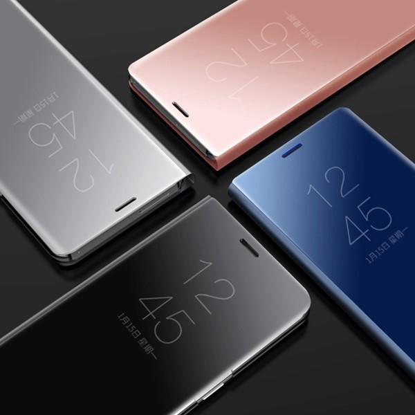 Galaxy A20 Mirror Clear View Flip Case [Non Sensor Working] casemarts