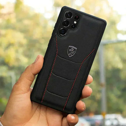 Galaxy S21 Series (2 in 1 Combo)Ferrari Case + Camera Lens Protector casemarts