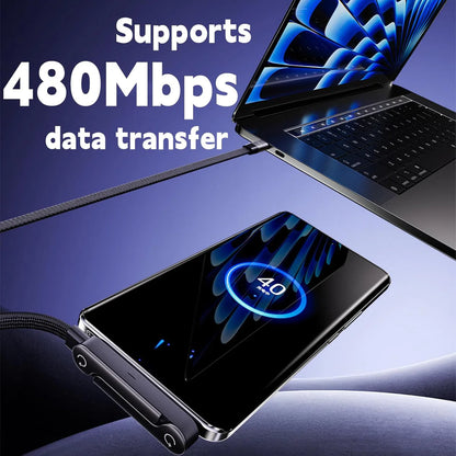 USB C to USB C Cable, 240W Fast Charging Cable