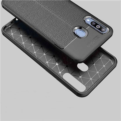 Galaxy M30 Auto Focus Leather Texture Case casemarts