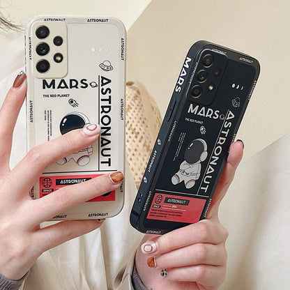 Galaxy Series - Luxury Astronaut Silicone Case casemarts