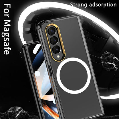 Galaxy Z Fold4 CrystalMag Embedded Metal Ring Case casemarts