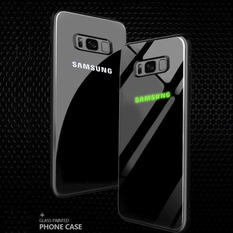 Galaxy S8 Plus Radium Glow Light Illuminated Logo 3D Case casemarts