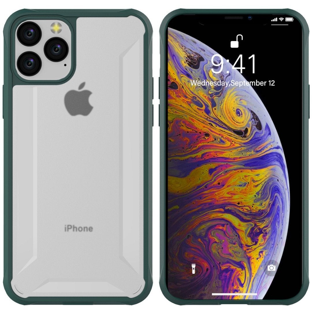 Henks ® iPhone 11 Pro Anti Shock Transparent Case casemarts