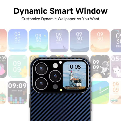 Smart iPhone Case with 1.83″ OLED Screen – Video Dial, Selfie Preview & Magnetic Charge